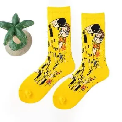 Women Happy Funny Socks With Print Art Cute Warm Winter Socks With Avocado Sushi Food Cotton Fashion Harajuku Unisex Sock 1 Pair 7