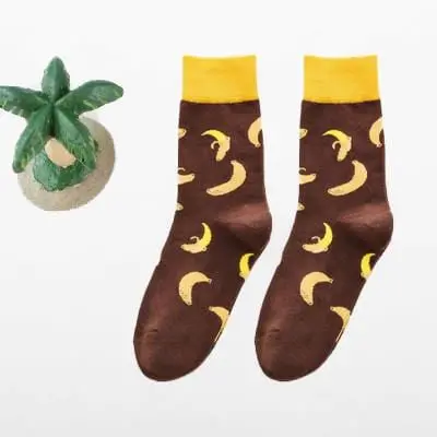 Women Happy Funny Socks With Print Art Cute Warm Winter Socks With Avocado Sushi Food Cotton Fashion Harajuku Unisex Sock 1 Pair 8