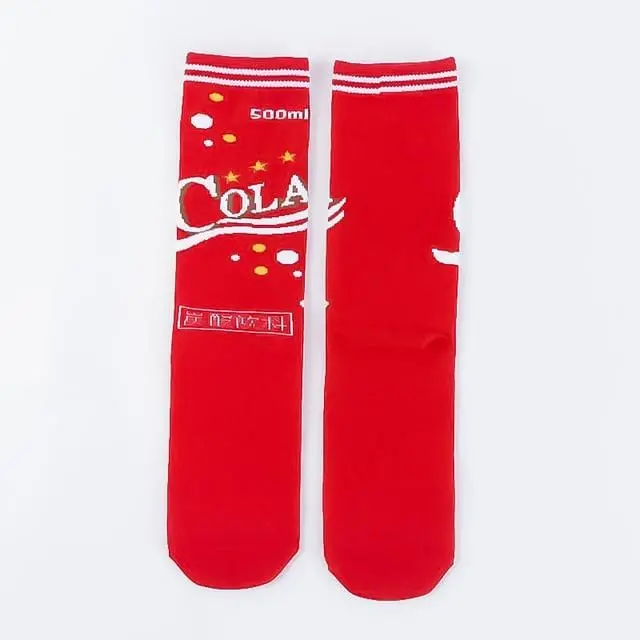 Women Socks Funny Cute Cartoon Fruits Banana Avocado Lemon Egg Cookie Donuts Food Happy Japanese Harajuku Skateboard Socks 20