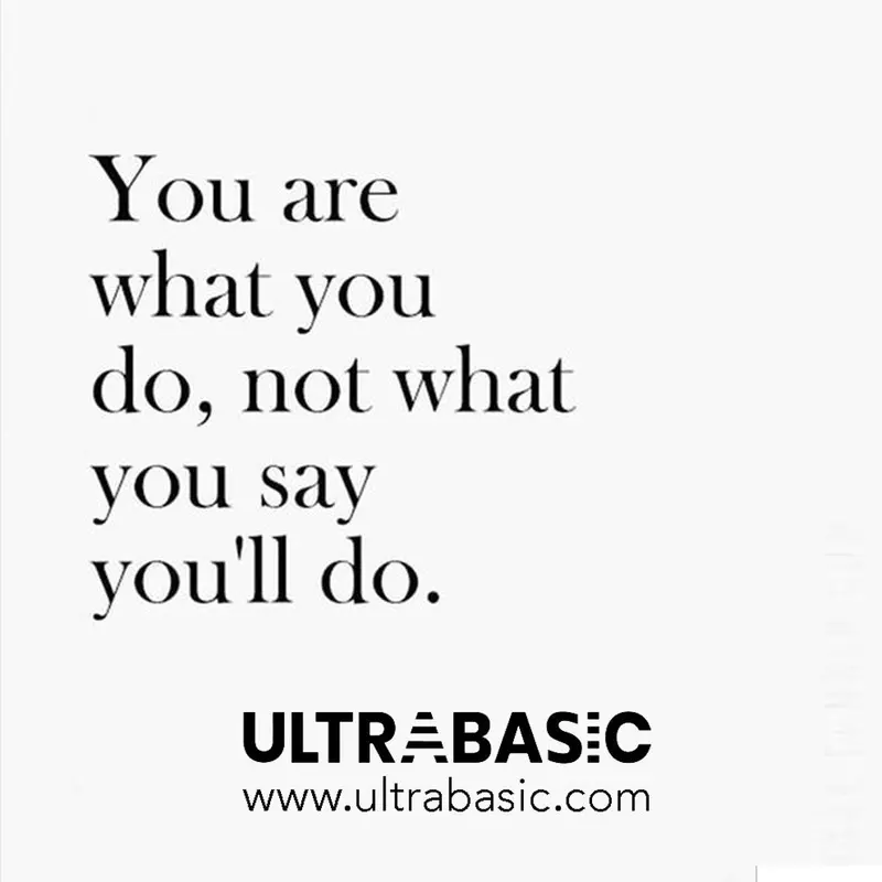 Your Are What You Do 1