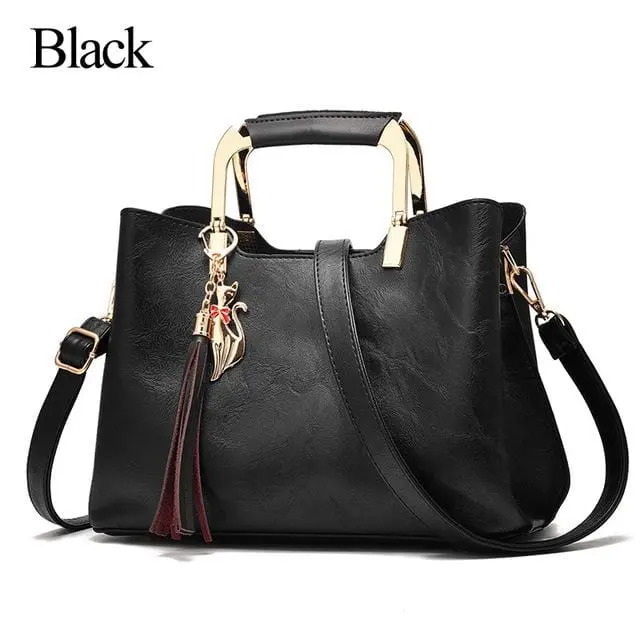 Zmqn Women Kabelka Bags Retro Vintage Small Handbags 3 Layers Women Messenger Bag Leather Metal Handle Side Bag Tassel 2020 C904 2