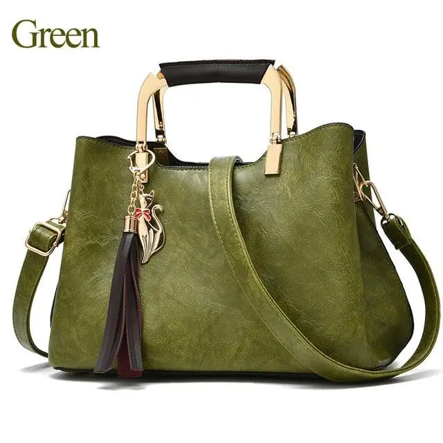Zmqn Women Kabelka Bags Retro Vintage Small Handbags 3 Layers Women Messenger Bag Leather Metal Handle Side Bag Tassel 2020 C904 3