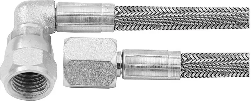 Allstar Performance #4 An Stainless Steel Brake Line — 36-Inch, 90-Degree Fitting 1