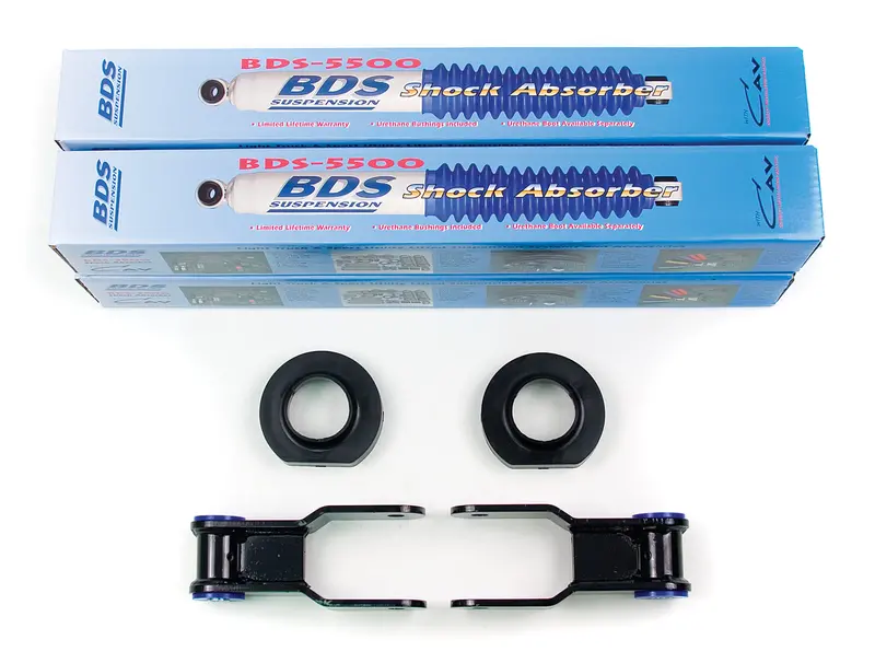 Bds Suspension Shackle Kit – 0.75-Inch Front / 1-Inch Rear Lift 1