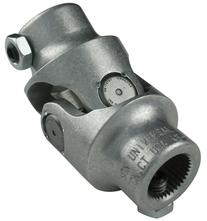 Borgeson 213409 Aluminum Steering U-Joint – 3/4"-36 To 9/16"-26 Splined 1