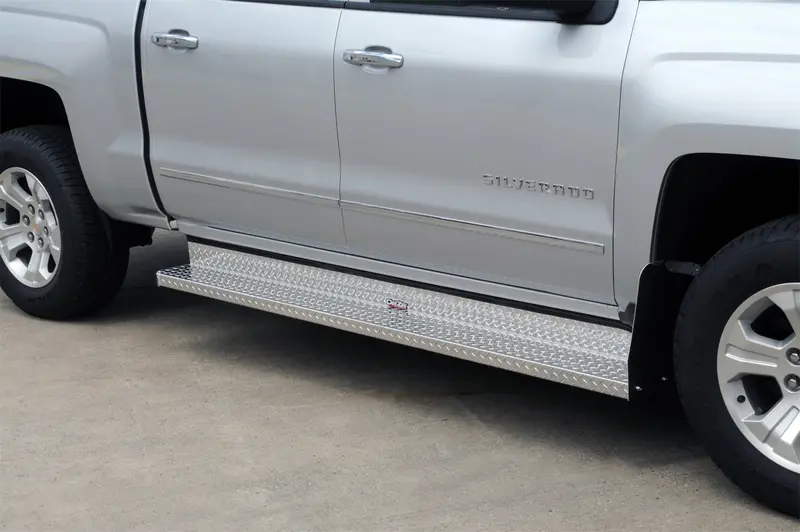 Dee Zee Brite-Tread Running Boards – Textured Aluminum Step Rails, Front Doors Only (Dz1034) 1
