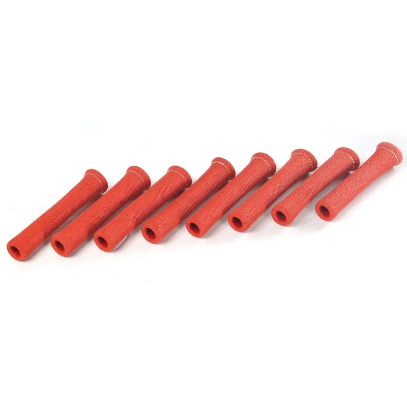 Design Engineering Protect-A-Boot Red Heat Shield Sleeves – 6-Inch, 8-Pack 1