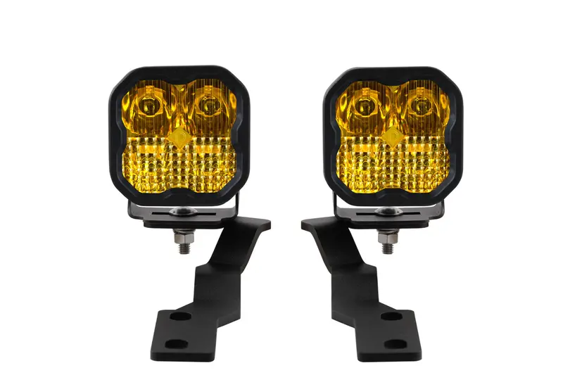 Diode Dynamics Ss3 Led Ditch Light Kit – Sport Yellow Combo For 2016–2021 Toyota Tacoma 1