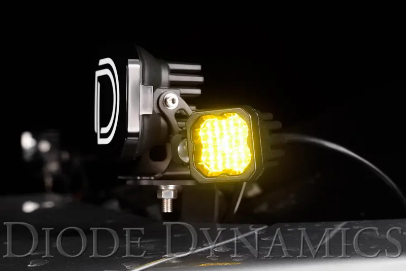 Diode Dynamics Stage Series C1 Led Pod Pro – Yellow Spot, Abl-Enabled Pair 1