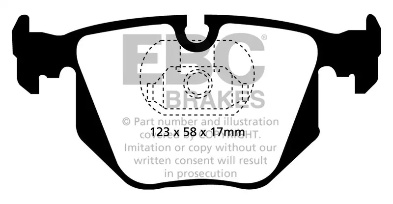Ebc Bluestuff Ndx Full-Race Brake Pads – Fmsi D683 For High-Performance Stopping Power 1
