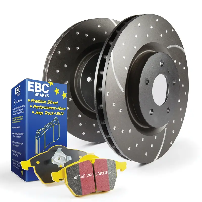 Ebc S5Kf1949 Yellowstuff Performance Brake Pads And Gd Drilled/Slotted Rotors 1
