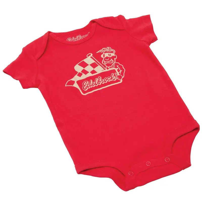 Edelbrock 98978 Licensed Infant Bodysuit – Racing-Themed Cotton Onesie 1