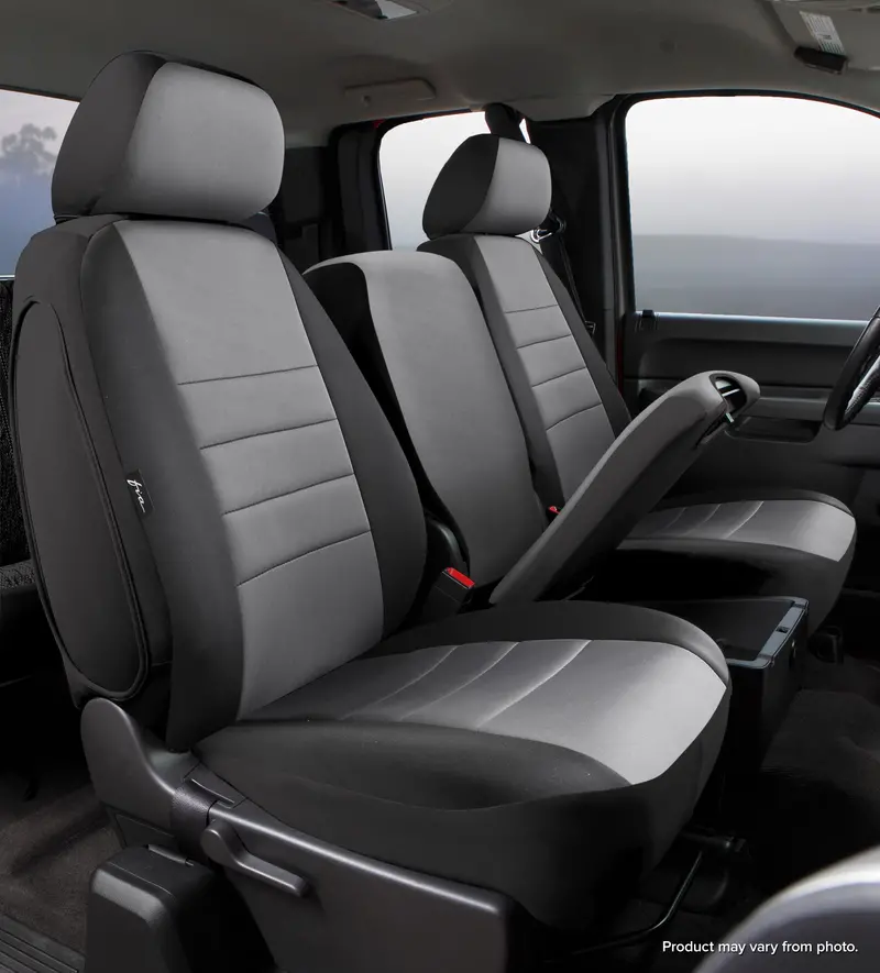Fia Np97-33 Gray Neo™ Neoprene Custom Fit Truck Seat Covers 1