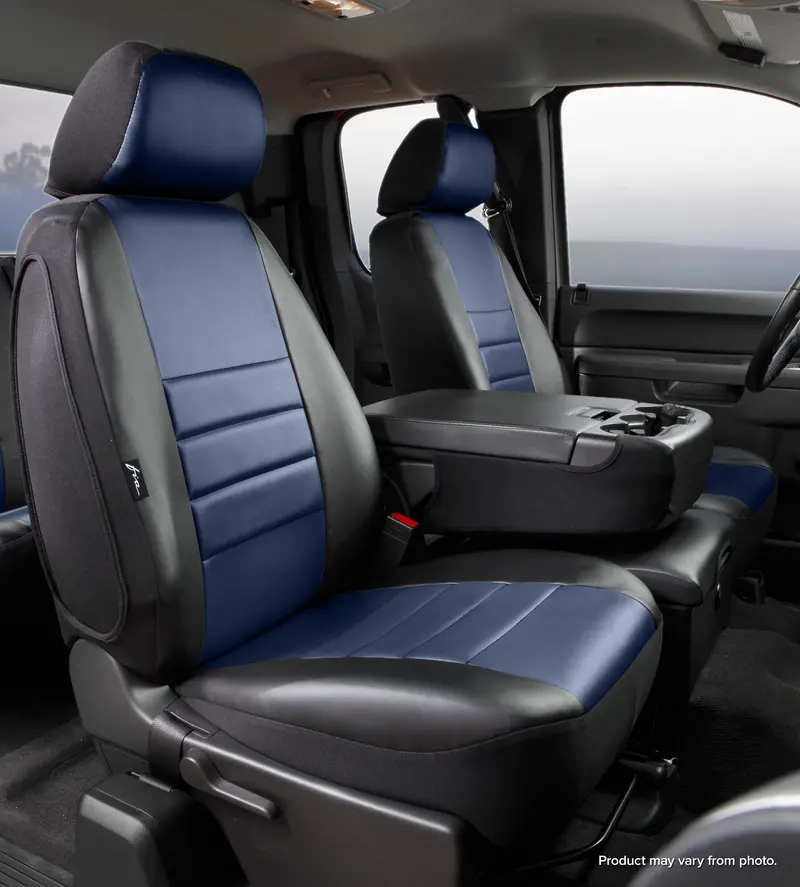 Fia Sl67-10 Blue Leatherlite Custom Seat Covers For Jeeps 1