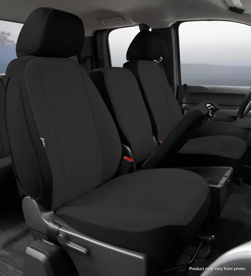 Fia Sp89-11 Seat Protector Custom-Fit Seat Covers — Black Premium Fabric 1