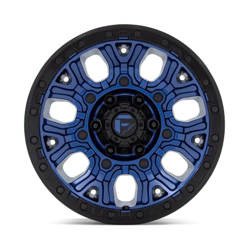 Fuel D827 Series Forged Wheel – 17X9 Inches, 6X5.5 Bolt Pattern, Dark Blue With Black Ring & +1Mm Offset 1