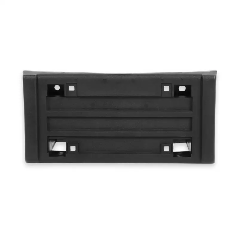 Holley Front-Mount Black License Plate Bracket Without Mounting Strip (Model 04-359) 1