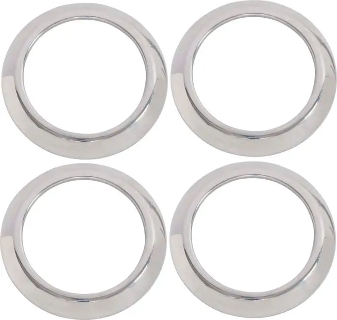 Kentrol 30004 Jeep Jk Air Vent Bezels 4 Pieces 07-10 Wrangler Jk Polished Silver Kentrol 1