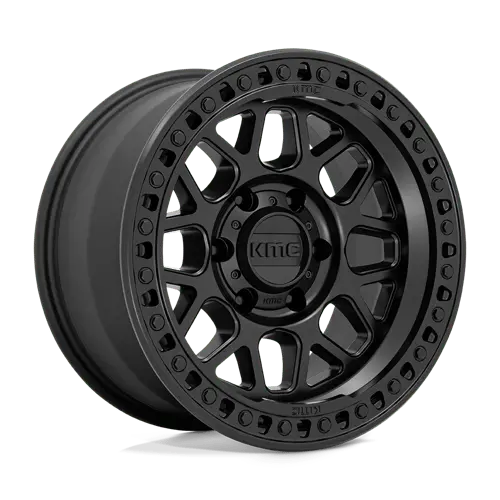 Kmc Km549 18X8.5 Inch Black Machined Wheel – 5X150 Bolt Pattern, 0Mm Offset 1