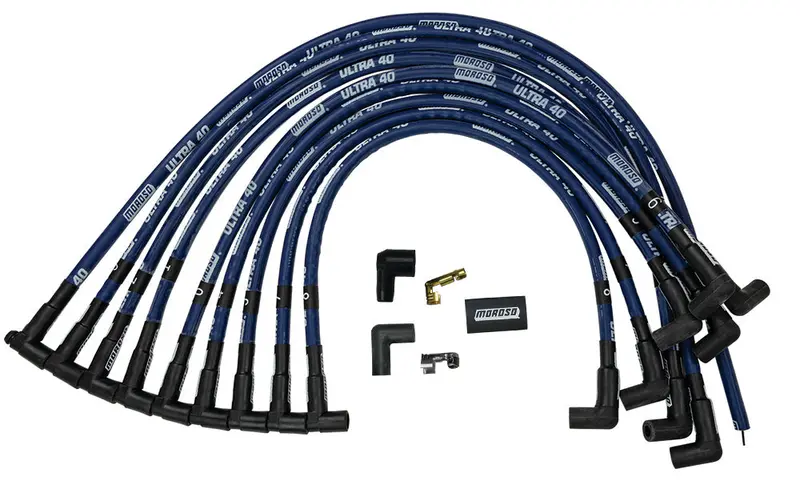 Moroso Ultra 40 Spark Plug Wire Set – High-Performance Ignition Cables (73602) 1
