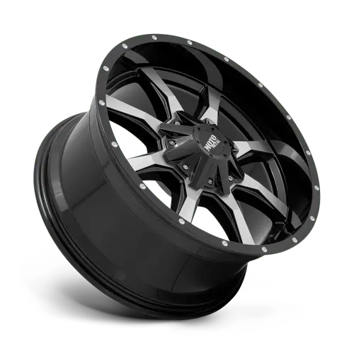 Moto Metal Mo970 Alloy Wheel – 16X8 Inches, 6X135Mm Bolt Pattern, Gloss Black Machined Face, Zero Offset 1