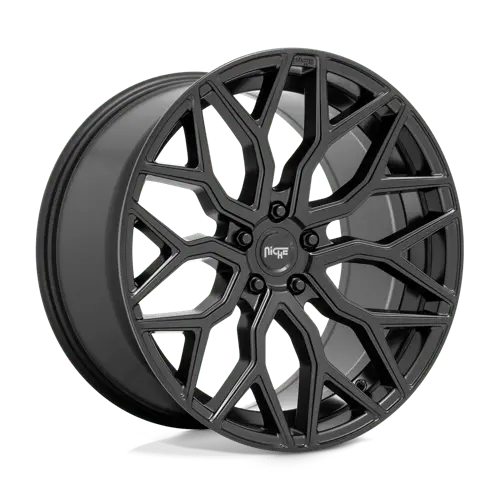 Niche M261 Monoblock Wheel — 20×9 Inches, 5×120 Bolt Pattern, Matte Black Finish, +35 Offset 1