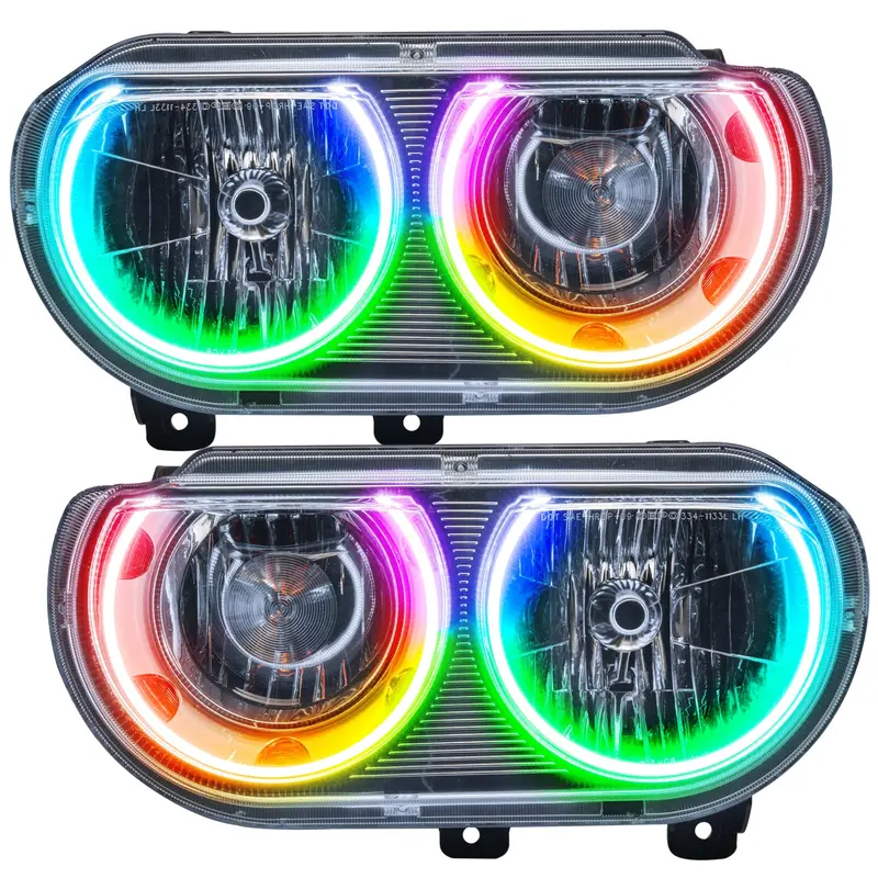 Oracle Lighting 7720-332 Dynamic Colorshift Smd Headlights – Pre-Assembled, Non-Hid 1