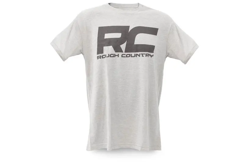 Rough Country 840862Xl Men’S Grey Logo T-Shirt – Xxl, Durable Cotton Blend 1
