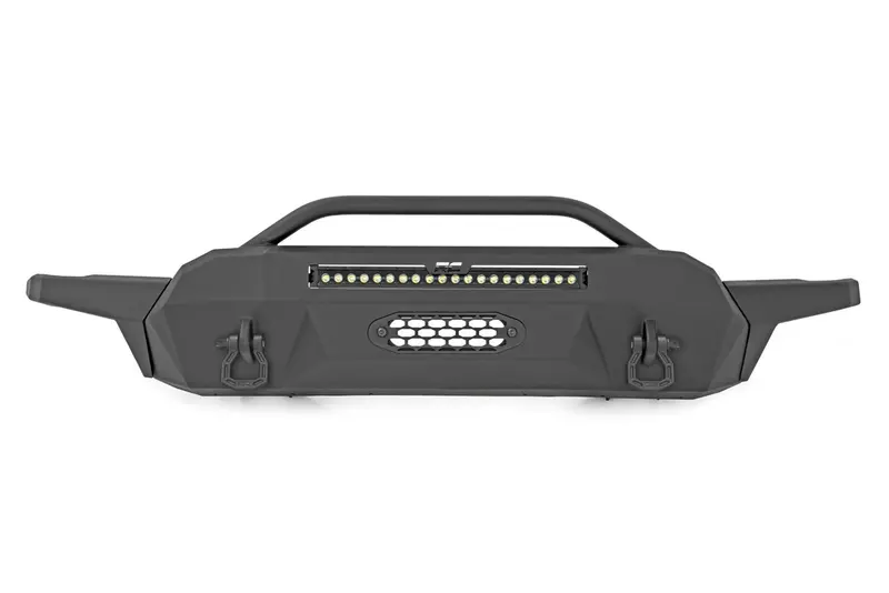 Rough Country High-Clearance Front Bumper With Winch Mount & 20" Led Light Bar – Toyota Tacoma (2016–2022) 1
