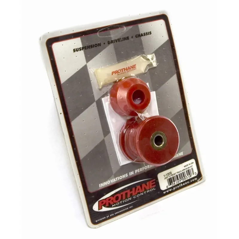 Rugged Ridge 18368.04 Trac Arm Bushing; Front; Set; Red Polyurethane; 1