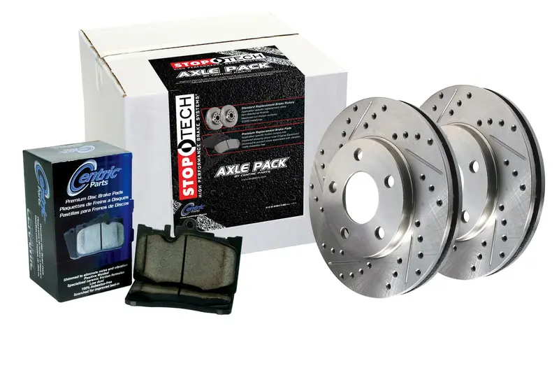 Stoptech 928.67035 Select Sport Drilled & Slotted Front Axle Brake Kit 1