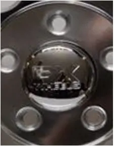 Trailfx Chrome Push-Through Lug Nut Cap – 8-Lug Closed Style, 308 Series 1