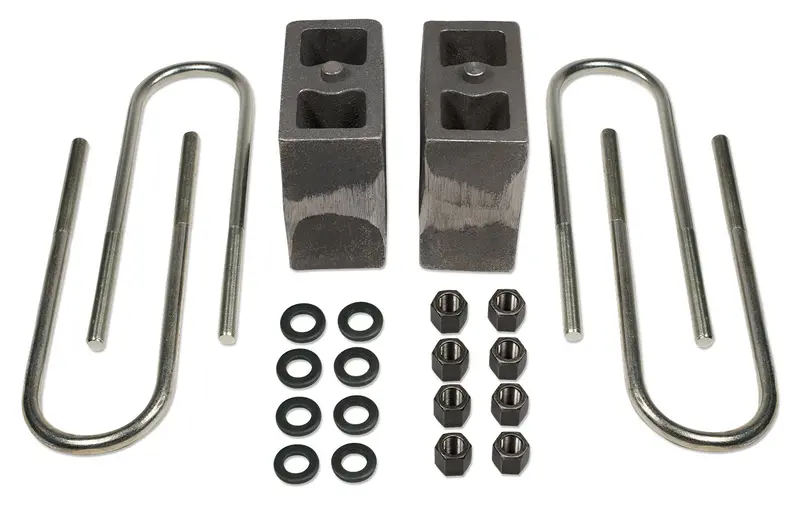 Tuff Country 97064 5.5" Rear Lift Block & U-Bolt Kit For 1999–2016 Ford F-250/F-350 4Wd (Non-Tapered, Factory Overload Compatible) 1