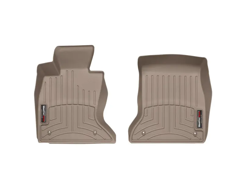 Weathertech Digitalfit Tan Floor Liners – Front Row, Custom Fit 1