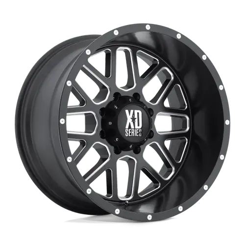 Xd Xd820 20X9 Inch Black Machined Wheel – 6X135 Bolt Pattern, 0Mm Offset 1